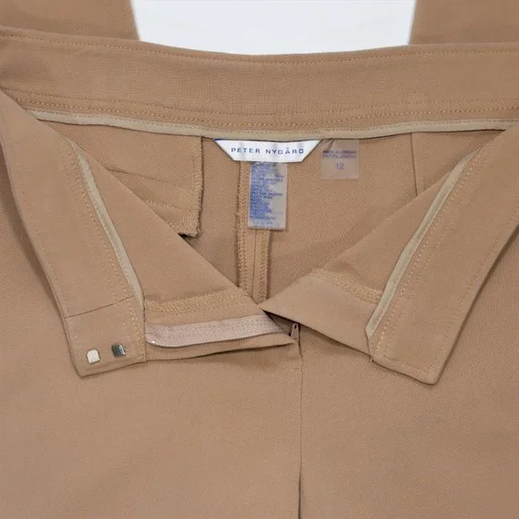 Peter Nygard Womens Pants Size 12 in Beige - Picture 5 of 12